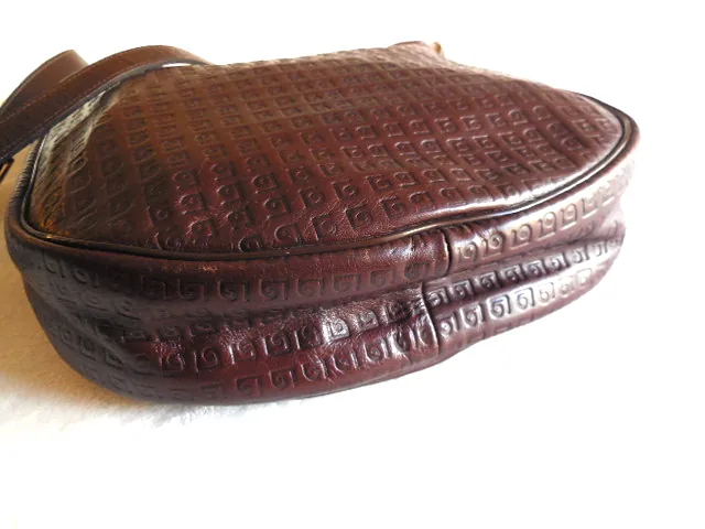 Pierre Cardin Vintage Burgundy Leather Crossbody — image 5