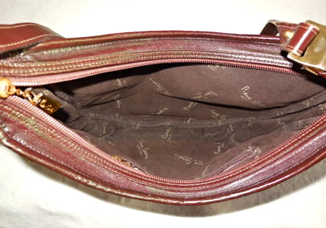 Pierre Cardin Vintage Burgundy Leather Crossbody — image 6