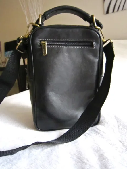 Vintage Pierre Cardin Distressed Leather Shoulder Bag — image 2