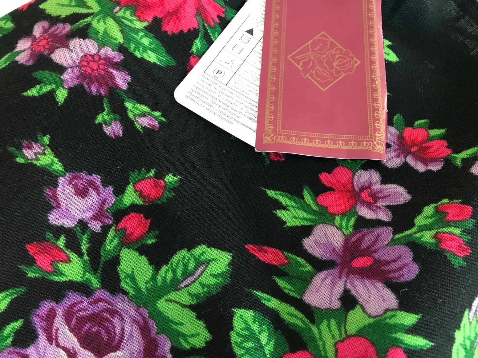 Pavlovo Posad “Varenka” Russian Shawl 100% Merino Wool Pashmina Scarf — image 5