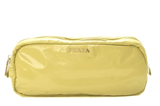 Prada Vernice Patent Cosmetic Pouch Ananas — image 2