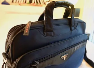 Prada Black Multifolder Business Briefcase — image 2