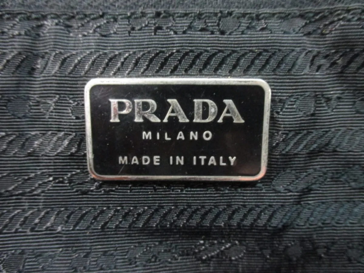 Prada Vintage Black Nylon Tote — image 6