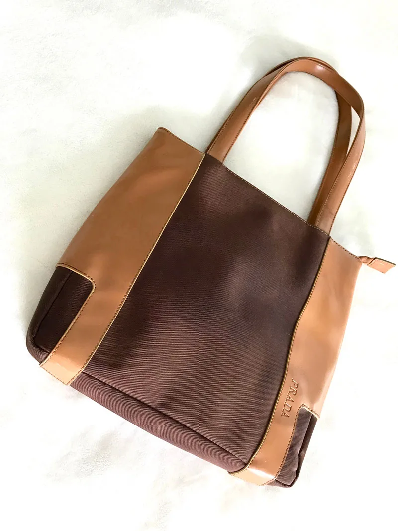 Prada Vintage Classic Brown Tote — image 2