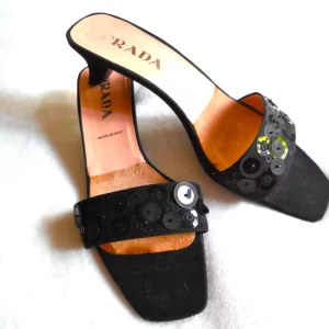 Prada Black Mules/Size 39.5