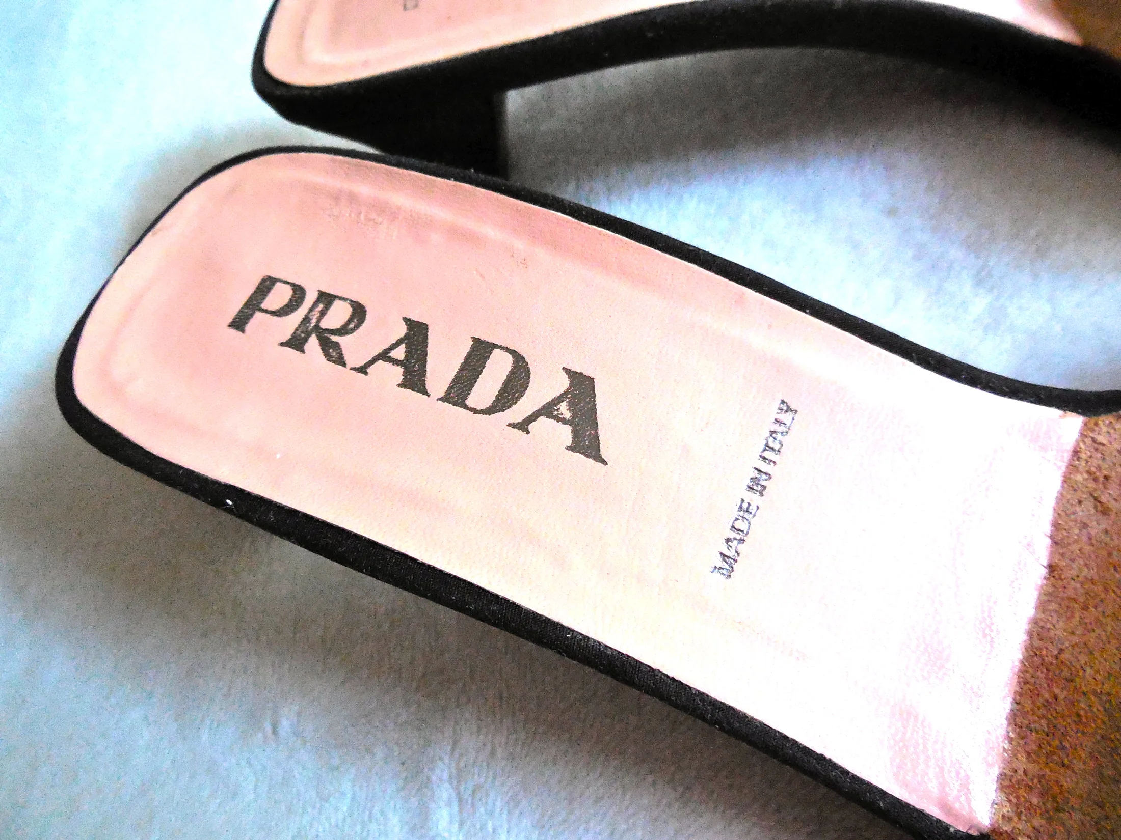 Prada Black Mules/Size 39.5 — image 5