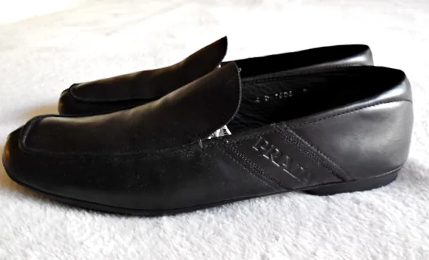 Prada Classic Black Men’s Shoes/Size 9 — image 6