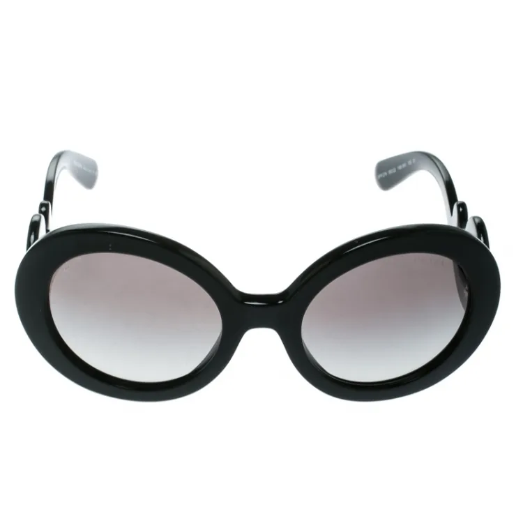 Prada Oversized Round Frame Baroque Sunglasses 55 22 SPR27N — image 6