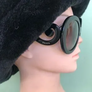 Prada Oversized Round Frame Baroque Sunglasses 55 22 SPR27N — image 7