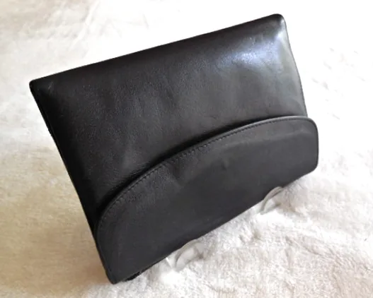 Paco Rabanne Black Leather Tri-Fold Wallet — image 2