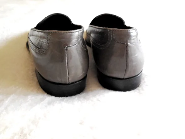 Puccini Grey Leather Oxfords/Size 8 — image 4