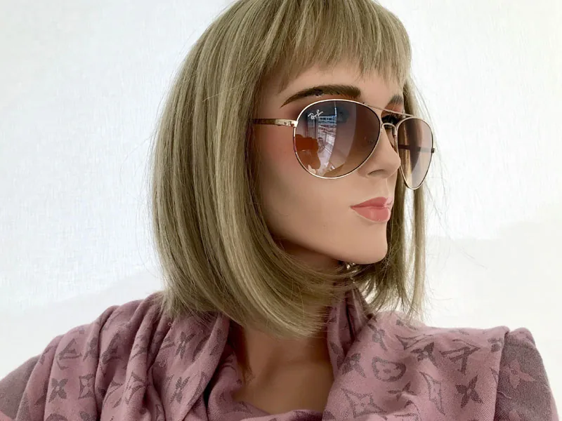 Ray-Ban Gold Brown Aviator Sunglasses — image 7