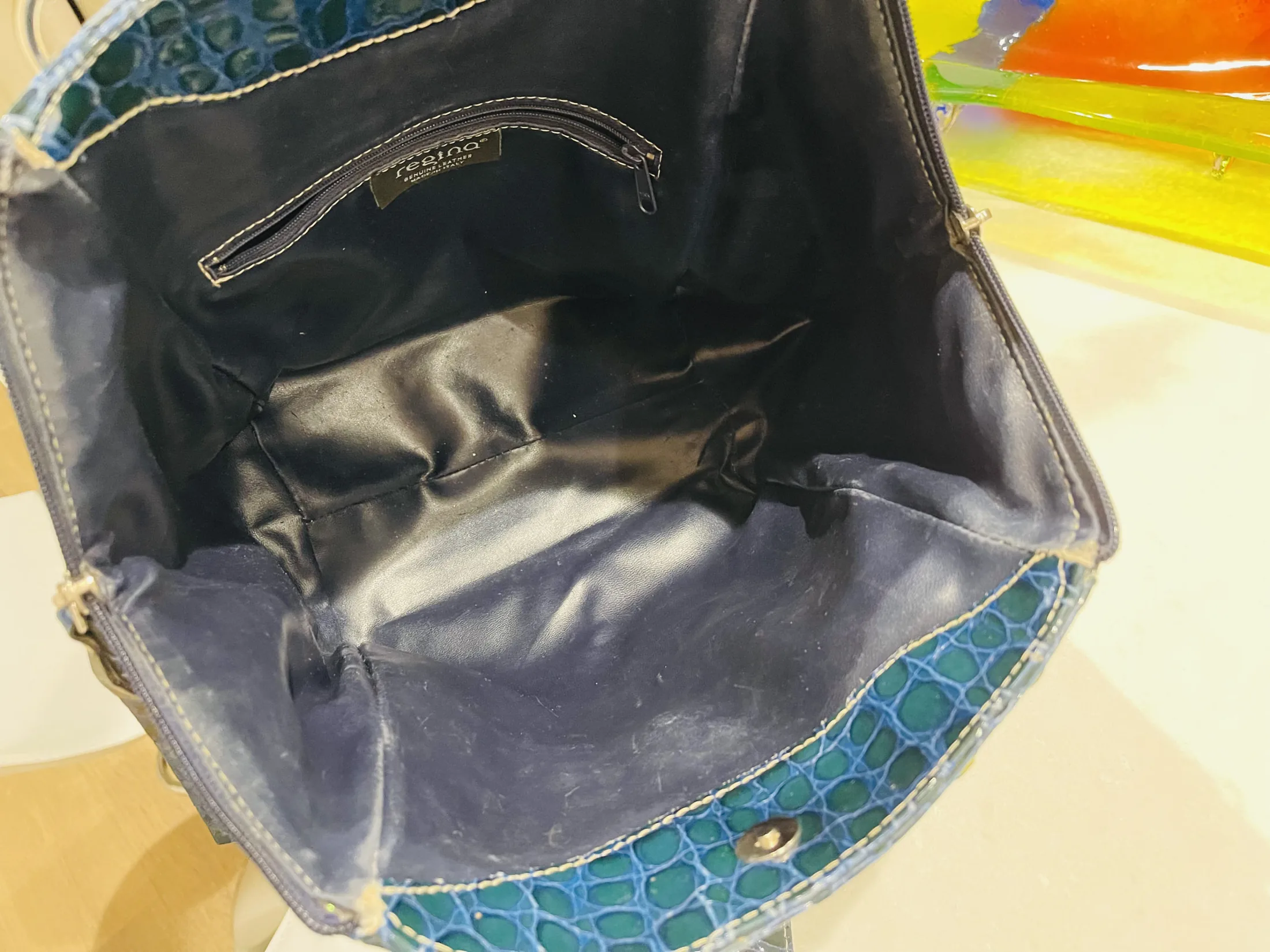 Regina Blue Large Tote Bag — image 6