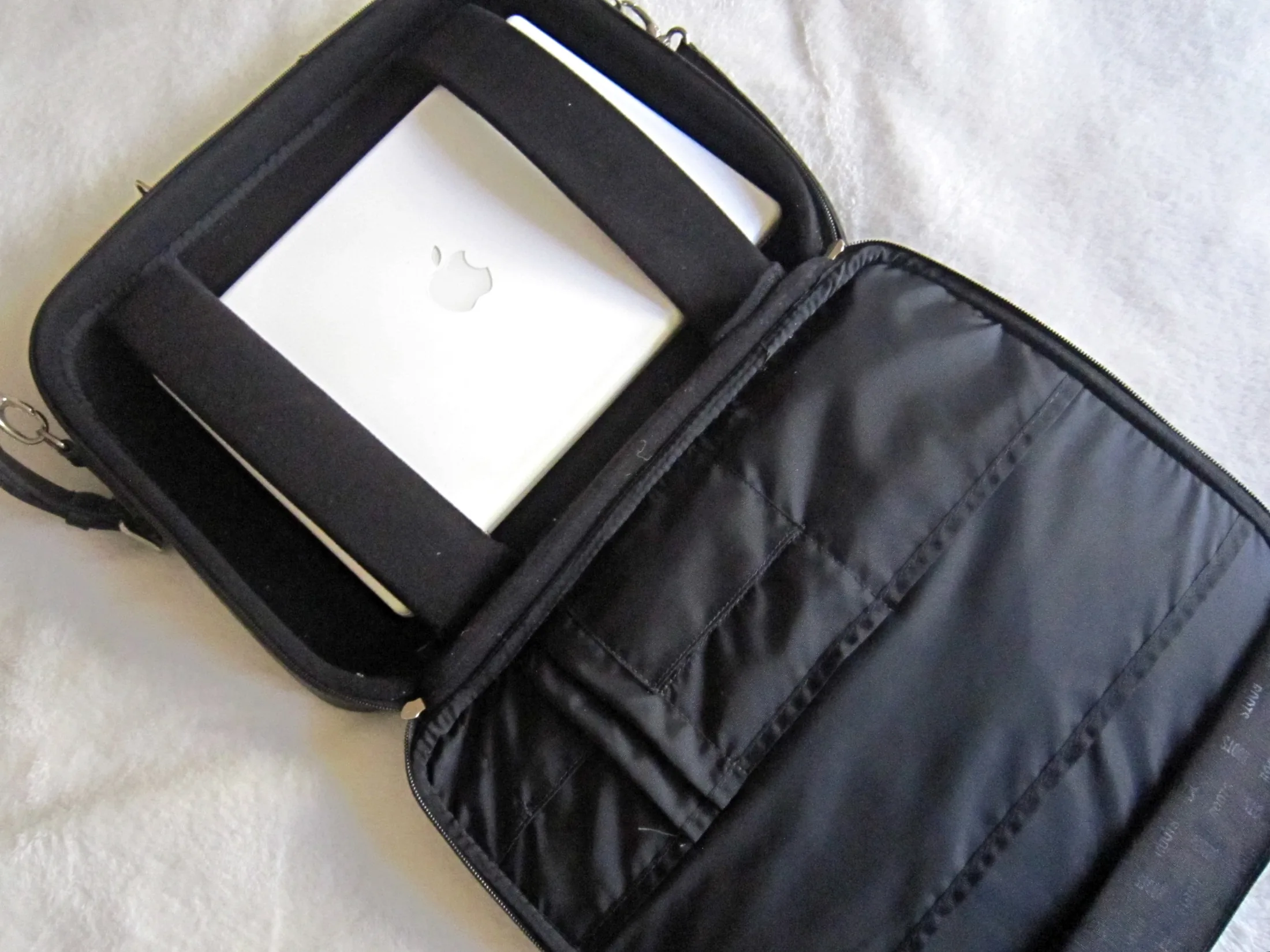 Roots Black Leather Briefcase — image 8