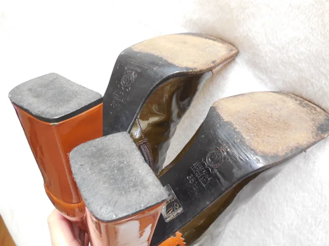 Stephanie De Raucourt Patent Leather Boots/Size 35.5 — image 6