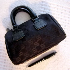 Sisley Black Vegan Signature Mini Speedy Crossbody
