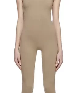 SKIMS Taupe Outdoor Crew Neck Sleeveless Jumpsuit