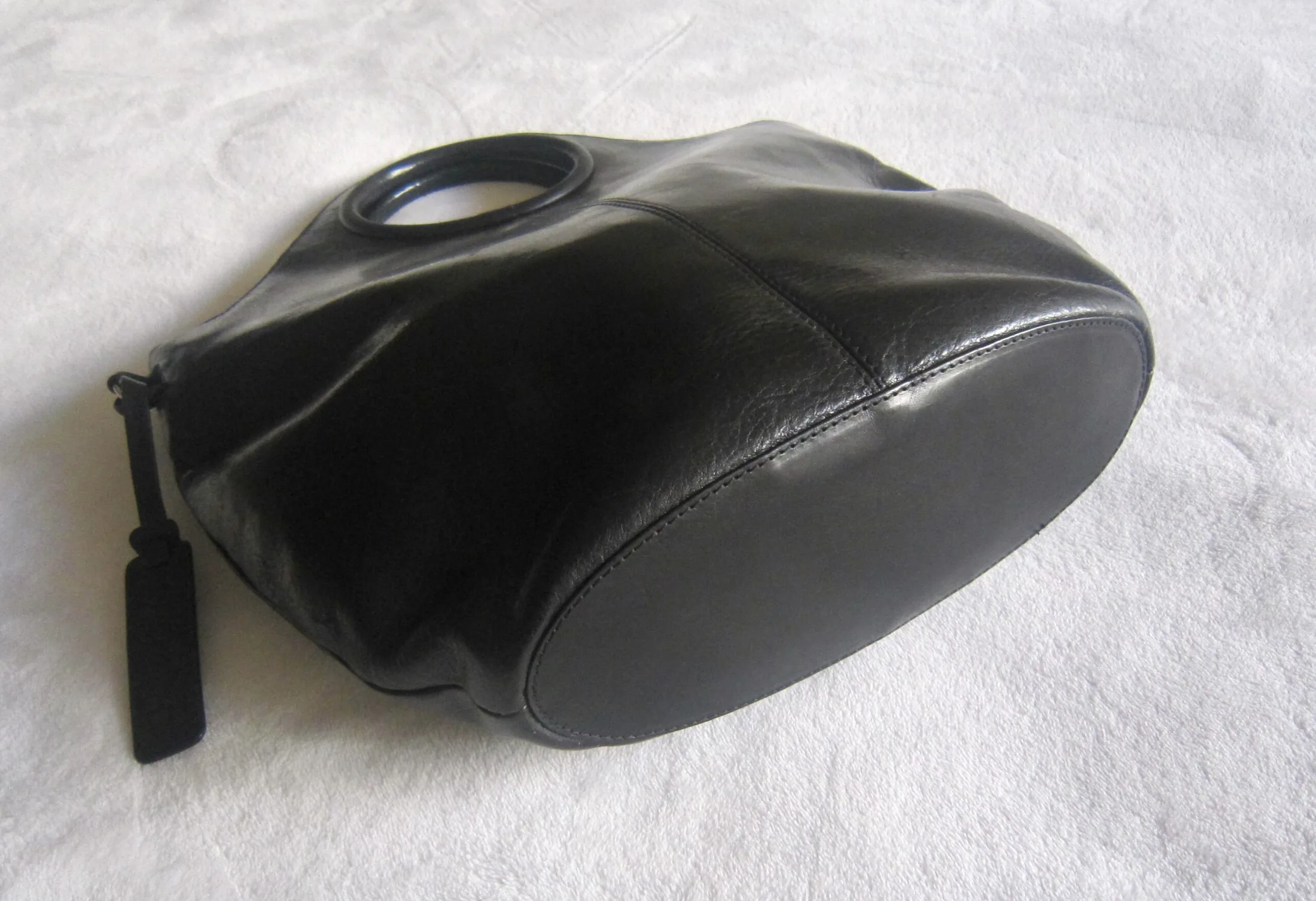 Sabrina Scala Black Leather Bag — image 3