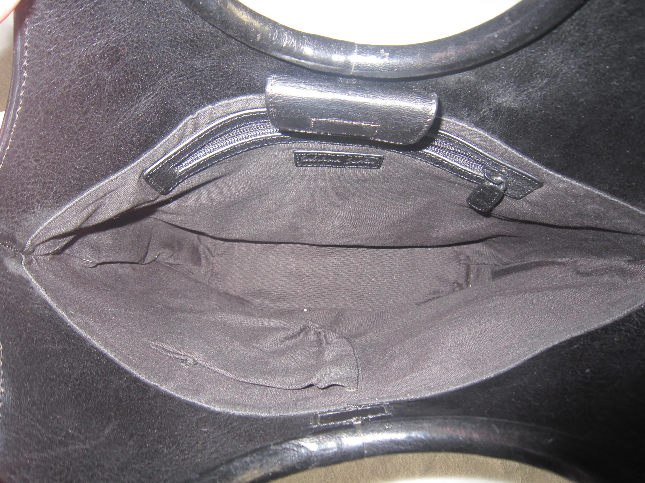 Sabrina Scala Black Leather Bag — image 5