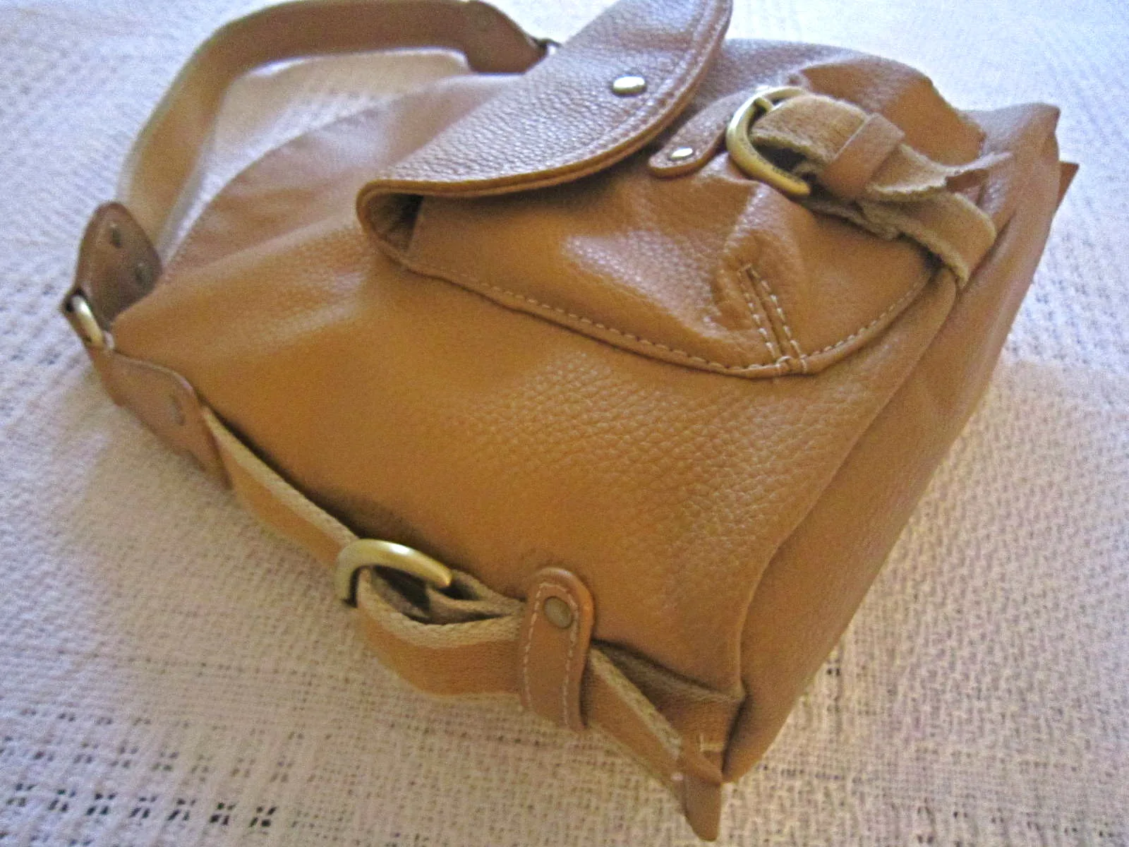 Tommy Hilfiger Mustard Leather Hobo Bag — image 2