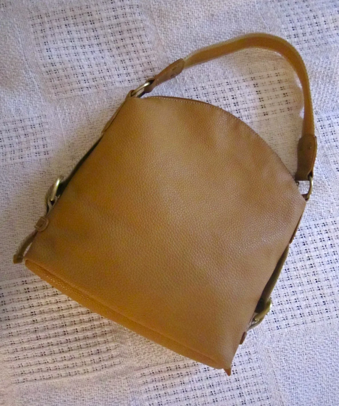 Tommy Hilfiger Mustard Leather Hobo Bag — image 3