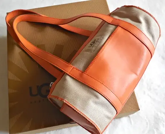 UGG Orange & Sand Papillon Handbag