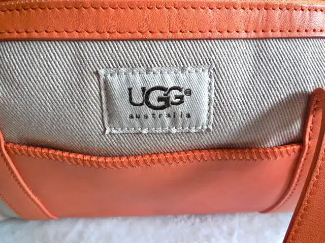 UGG Orange & Sand Papillon Handbag — image 4