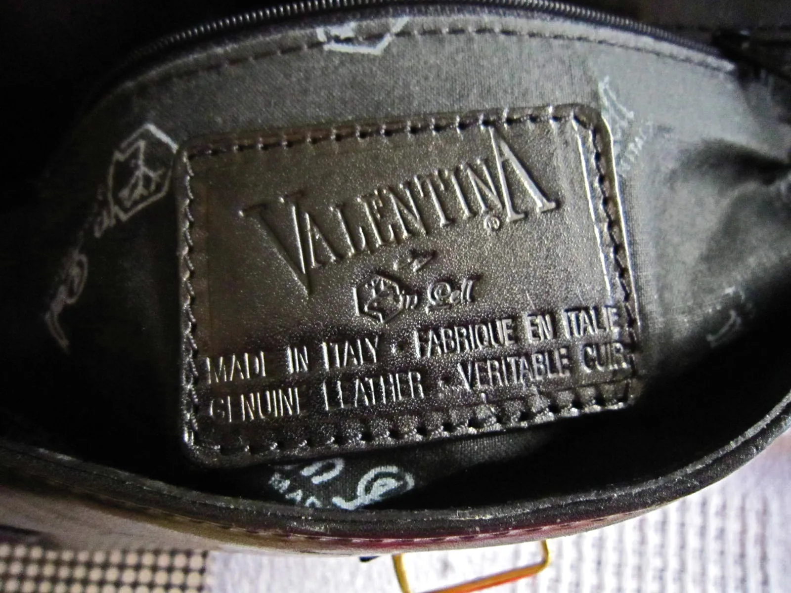 Valentina Black Leather Shoulder Bag — image 6