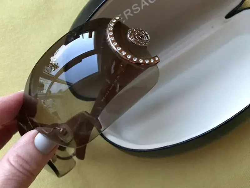 Versace Oversized Brown Sunglasses — image 4