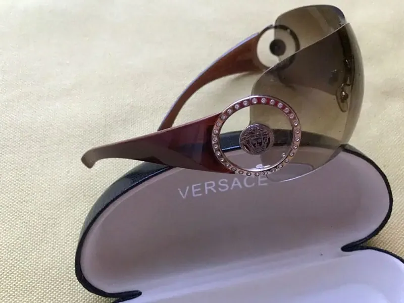 Versace Oversized Brown Sunglasses — image 5