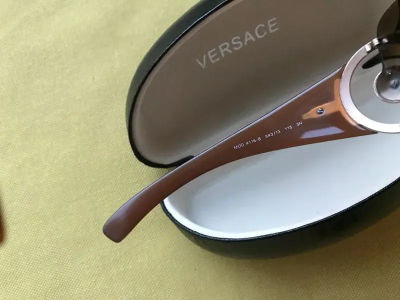 Versace Oversized Brown Sunglasses — image 8