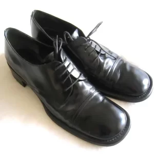 Via Spiga Men’s Black Leather Oxford Shoes/Size 10