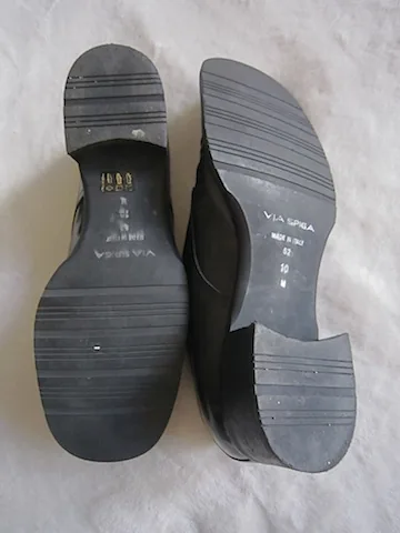 Via Spiga Men’s Black Leather Oxford Shoes/Size 10 — image 5