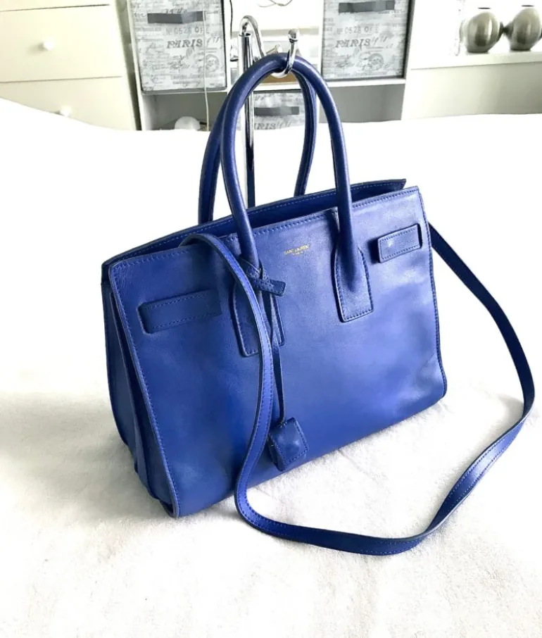 YSL Marine Nano Sac De Jour Tote