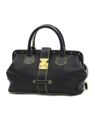Authentic Louis Vuitton Suhali L'Ingenieux PM Black Leather DR Satchel  Handbag