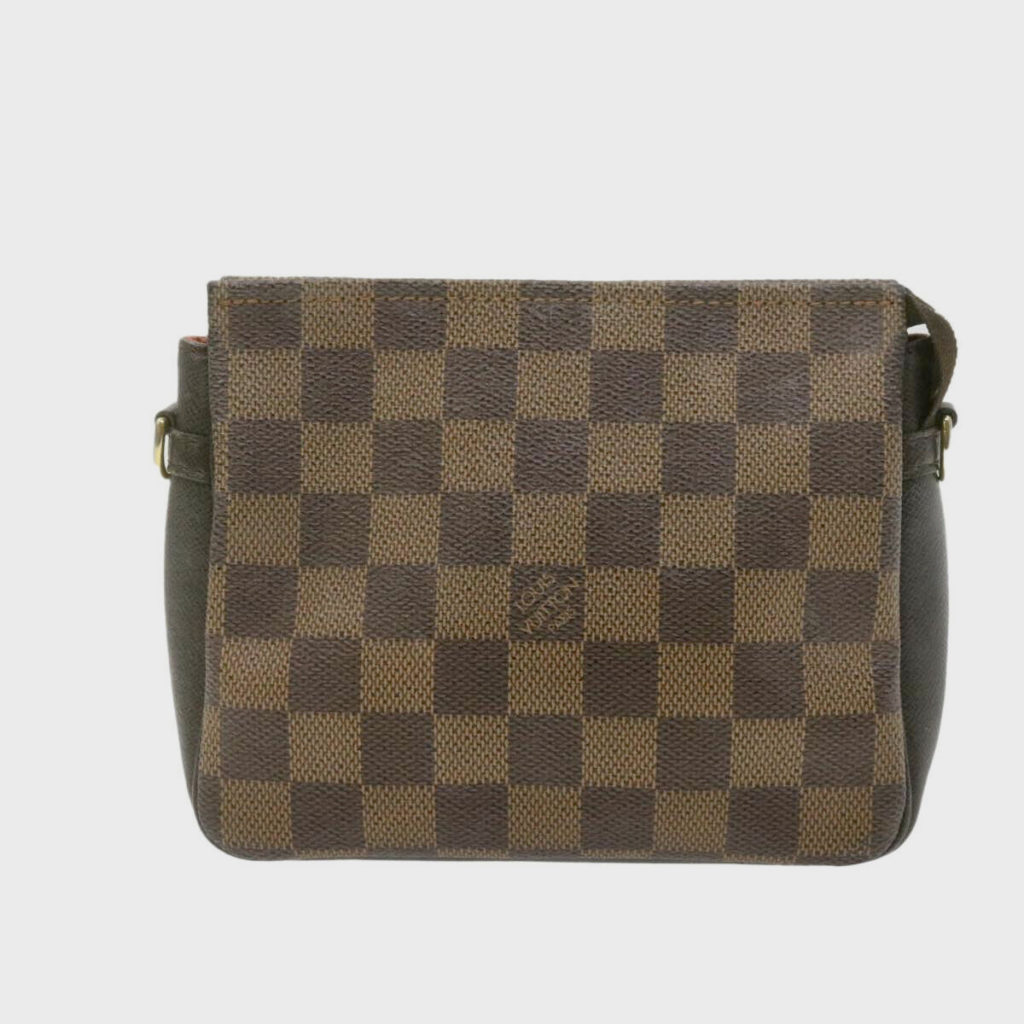 Trousse Damier Ebene Pochette Handbag